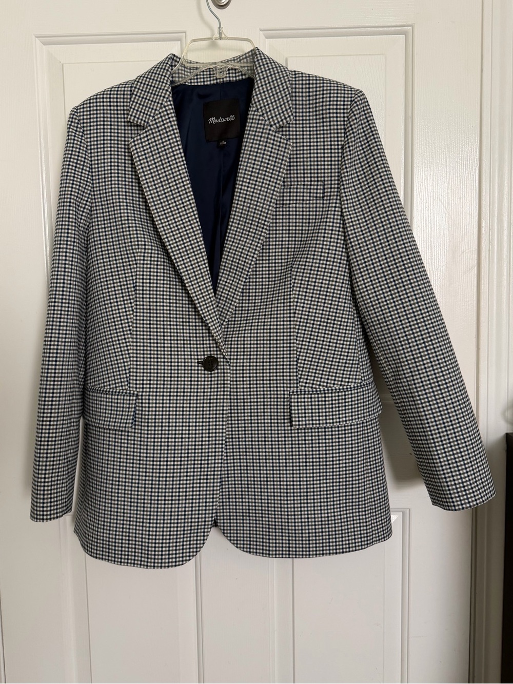 NWOT Madewell The Kline wool blend Single-Button Blazer jacket size 6
